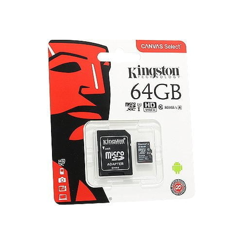 Memorijska kartica Kingston Micro SD 64GB Class 10 UHS J1 + SD adapter