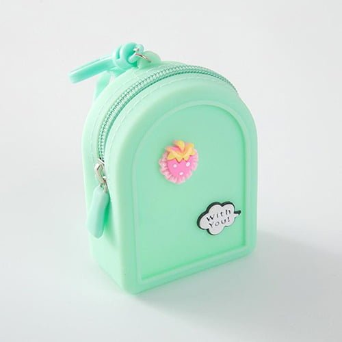 Silikonski privezak Ruksak mint