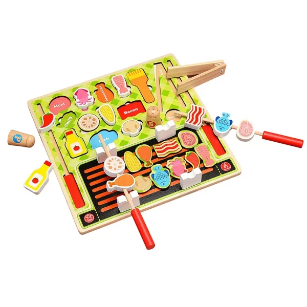 Drveni set za roštilj roštilj igračka FN-327