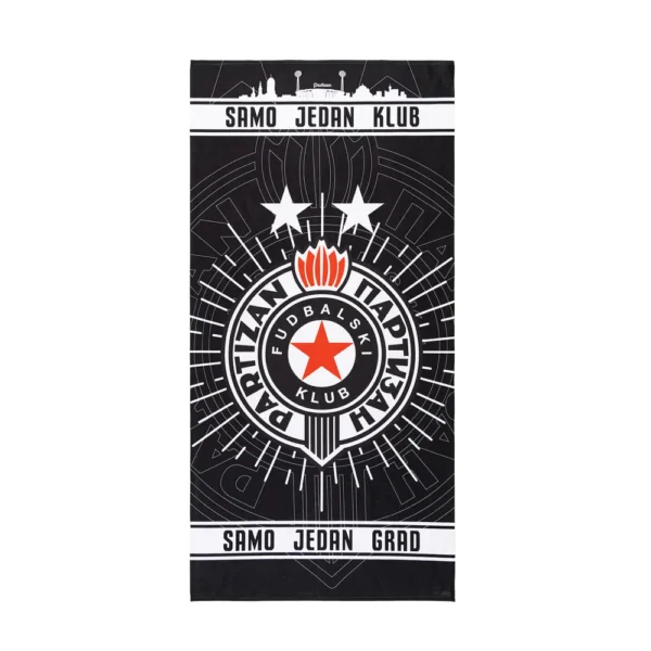 Peškir Partizan Plažni 70x140 Samo jedan klub